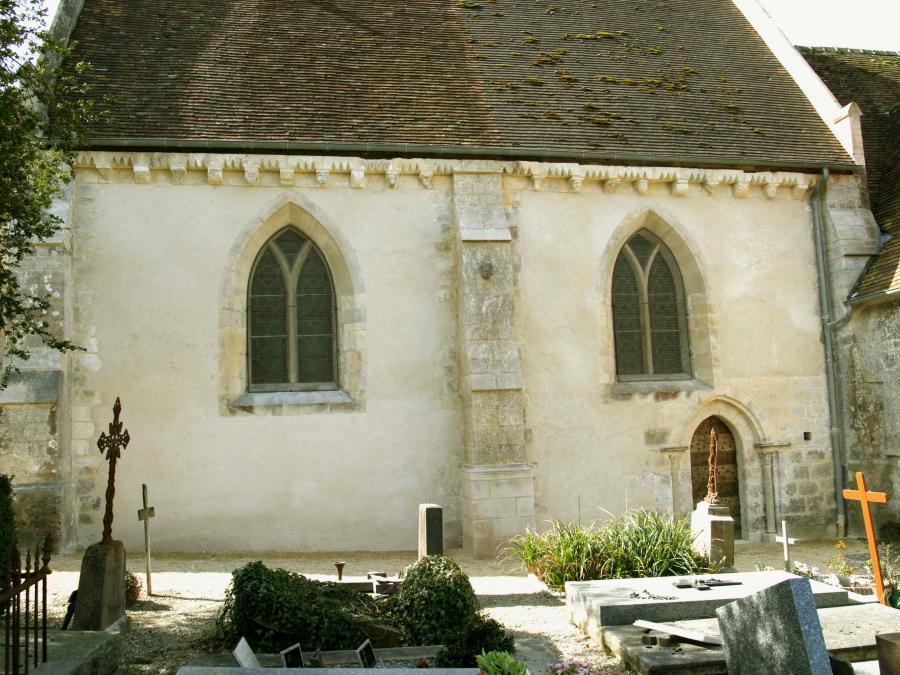 Le mur nord du choeur